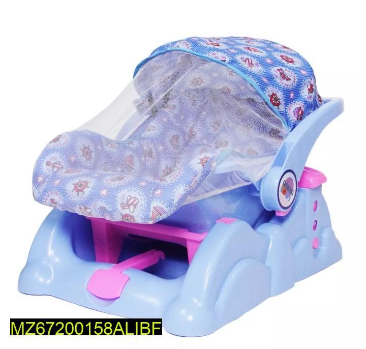 3-in-1 Baby Carry Cot with Sun Cover & Storage