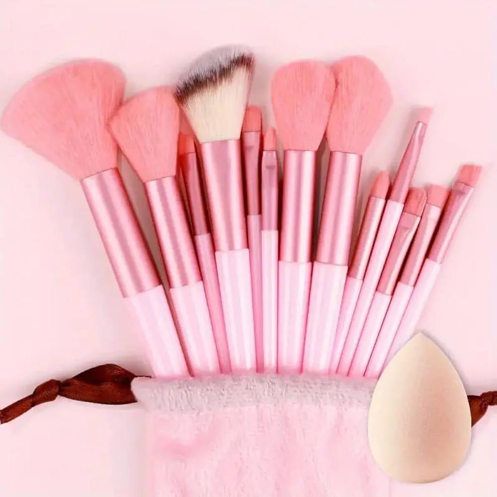 13 Pcs Makeup Brushes Set ABS Plastic Eye Concealer Brushes