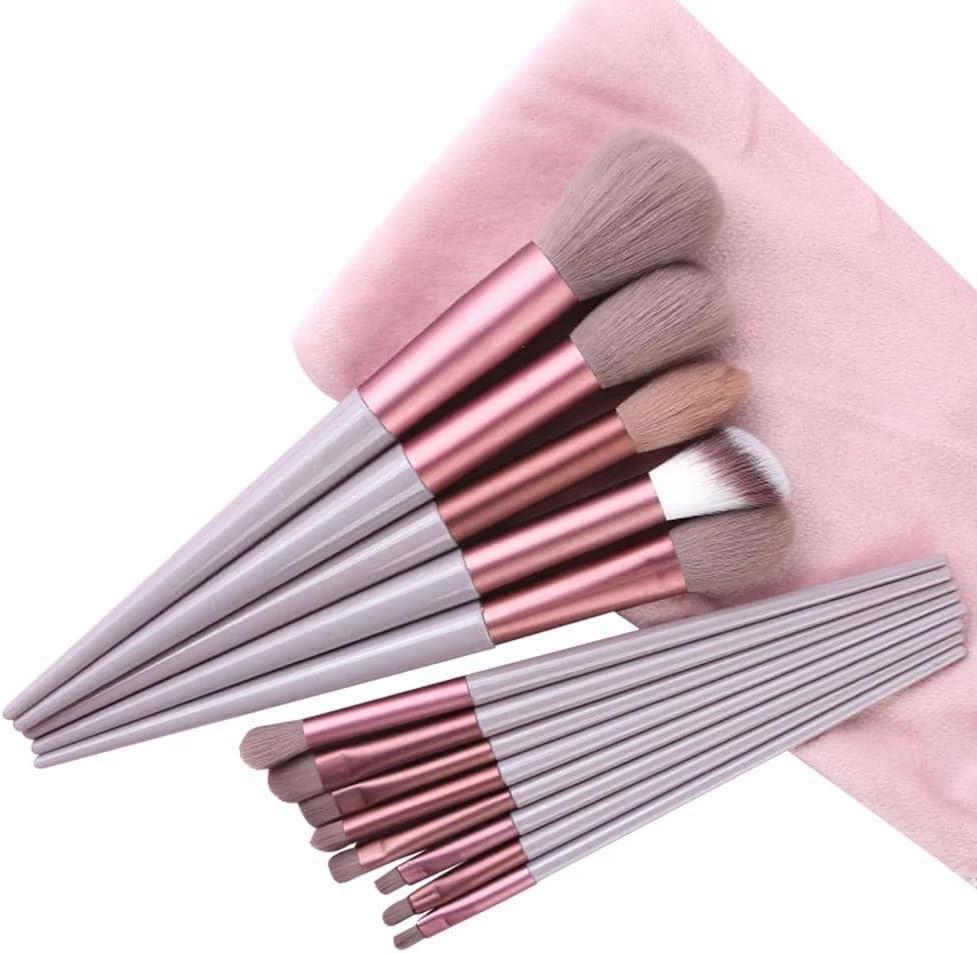 13 Pcs Makeup Brushes Set ABS Plastic Eye Concealer Brushes